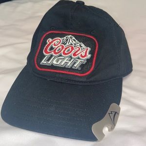Vintage Coors Light Hat w/ bottle opener on side